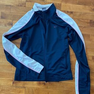 Large Nike mesh zip up